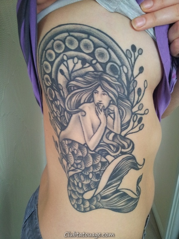 50+ Élégant Mermaid Tattoo Designs et idées