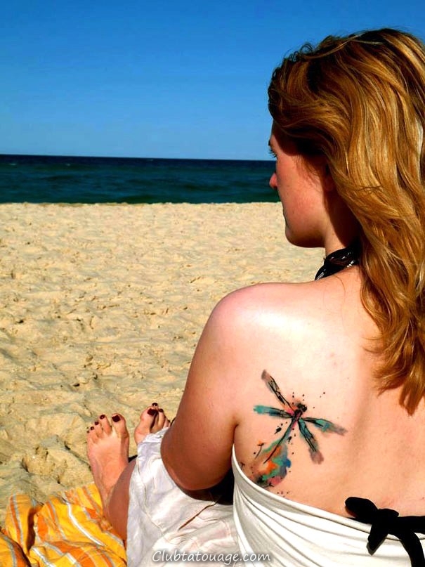 20 idées de petits tatouages ​​Aquarelle