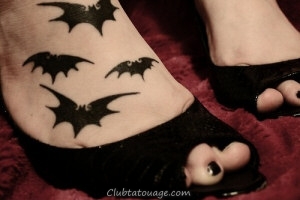 Creative Bat Touage Designs