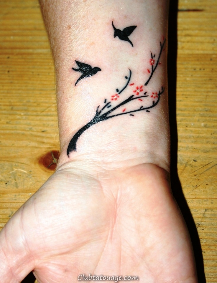 25 idées de petits tatouages ​​sur le poignet