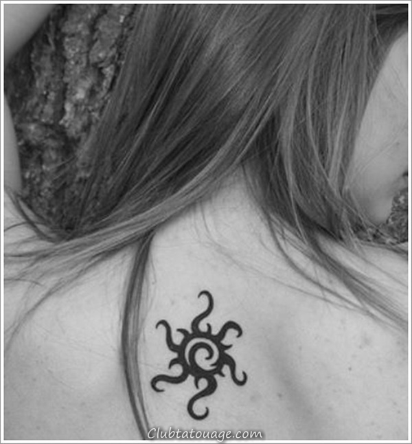 40 Attractive Designs et idées Sun Tattoo