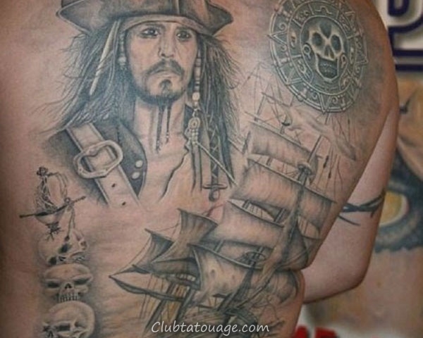 40 Fantastique Pirate Tatouages ​​Designs