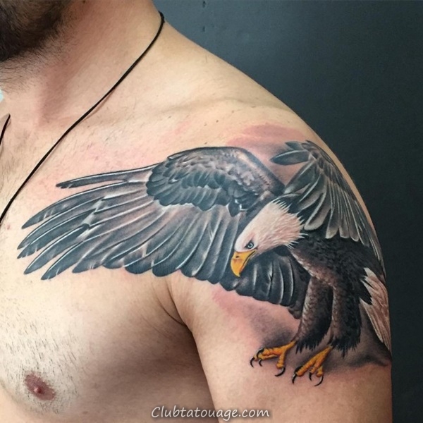 40 Idées spectaculaire aigle tatouage