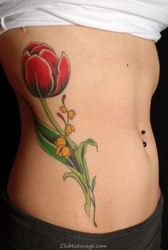 20 Tatouages ​​Tulipes et son sens