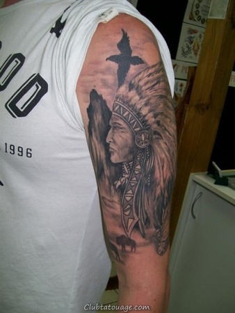 Beau Native American Tattoo Designs