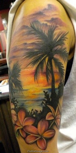 Photos Tattoo Lever et coucher du soleil