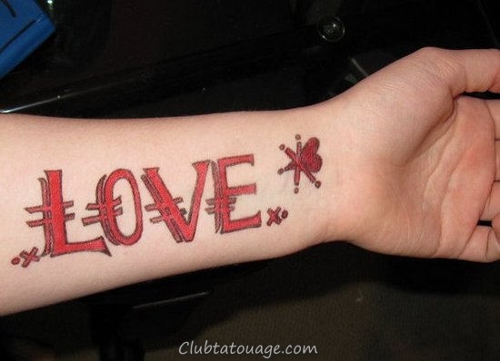 Merveilleux Tatouages ​​amour