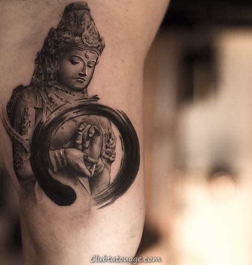 Idées Buddha Tattoo