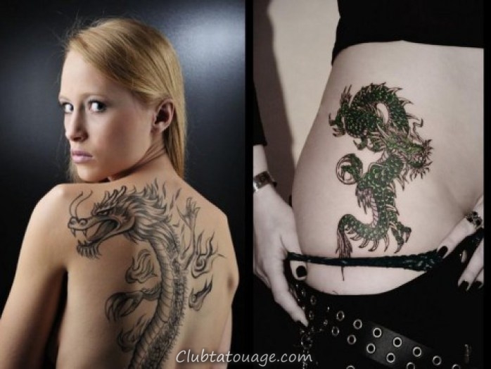 Top 20 de Dragon Tattoo Designs For Girls