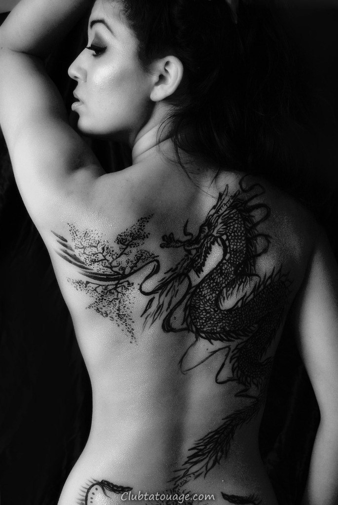 Top 20 de Dragon Tattoo Designs For Girls