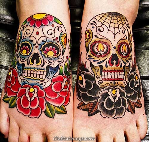 20 Photos Effrayant Skull Tattoos Awesome!
