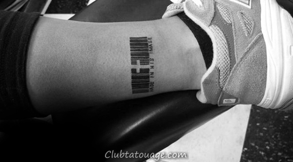 30 Barcode Tattoo Designs For Men - Idées d'encre de ligne parallèle