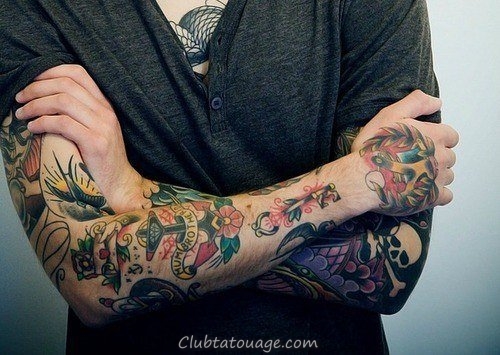 Tatouages ​​sur le bras - 100 meilleures photos de tatouages