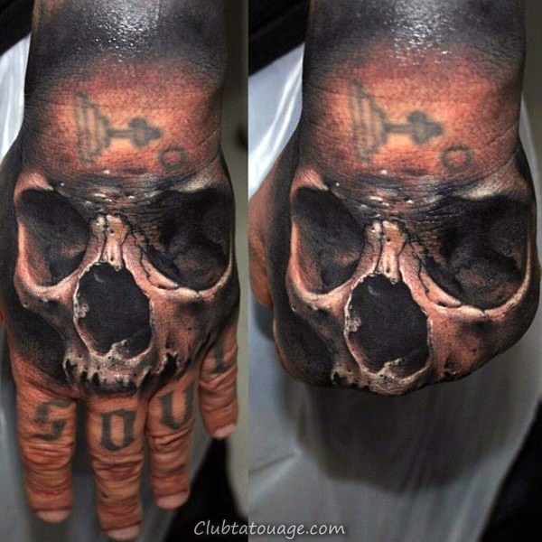 80 Main Tattoo Skull Designs For Men - Idées Manly encre