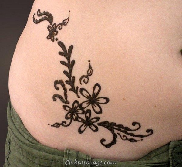 Tatouages ​​temporaires fabuleux de henné