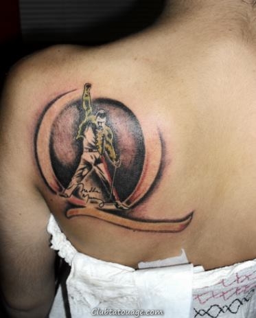 Réaliste Tattoo photos de Freddie Mercury