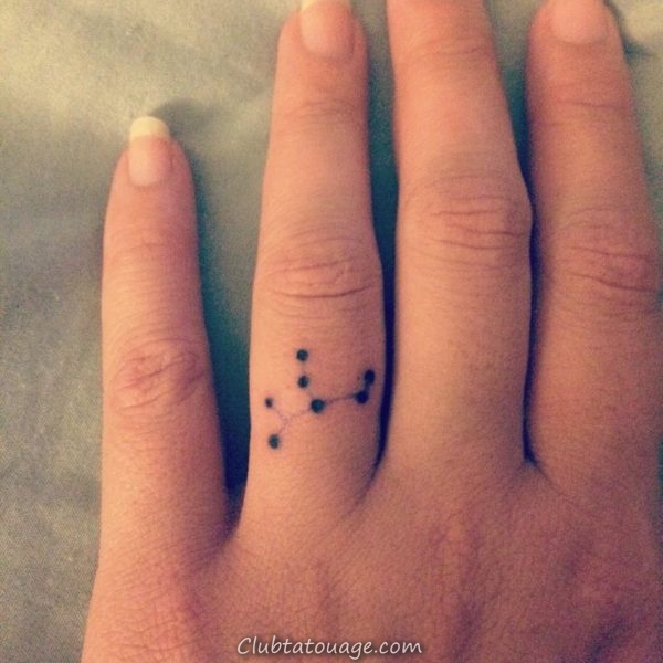Tatouages ​​doigt est nouvelle tendance