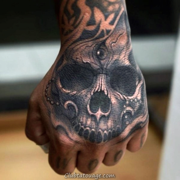 80 Main Tattoo Skull Designs For Men - Idées Manly encre