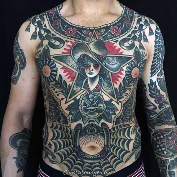 Designs 60 manches Tattoo traditionnel pour les hommes - Idées Old encre école