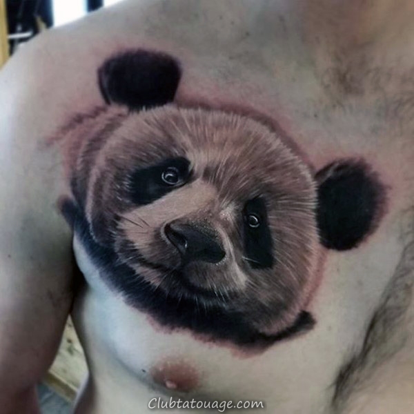 100 Panda Ours de Tatouage Pour hommes - Idées Manly encre