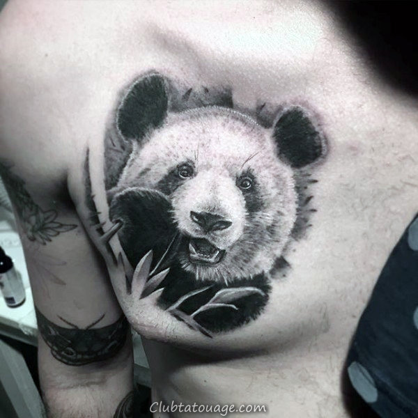 100 Panda Ours de Tatouage Pour hommes - Idées Manly encre