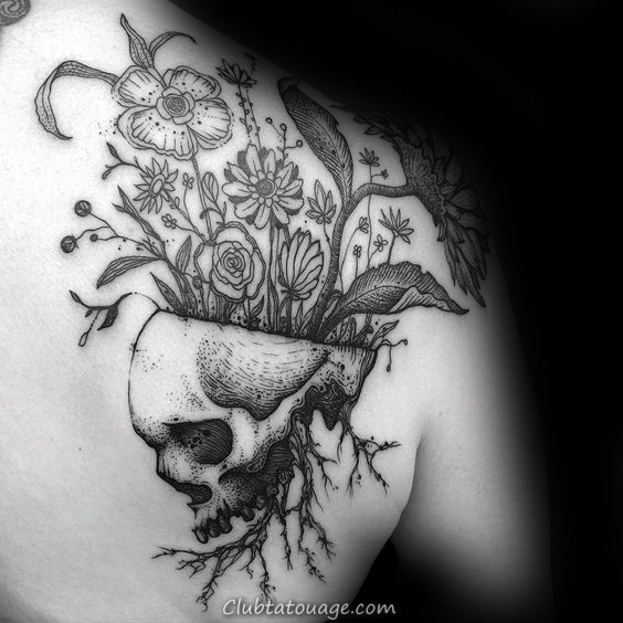 50 Vie Mort Tattoo Designs For Men - Idées Masculine encre