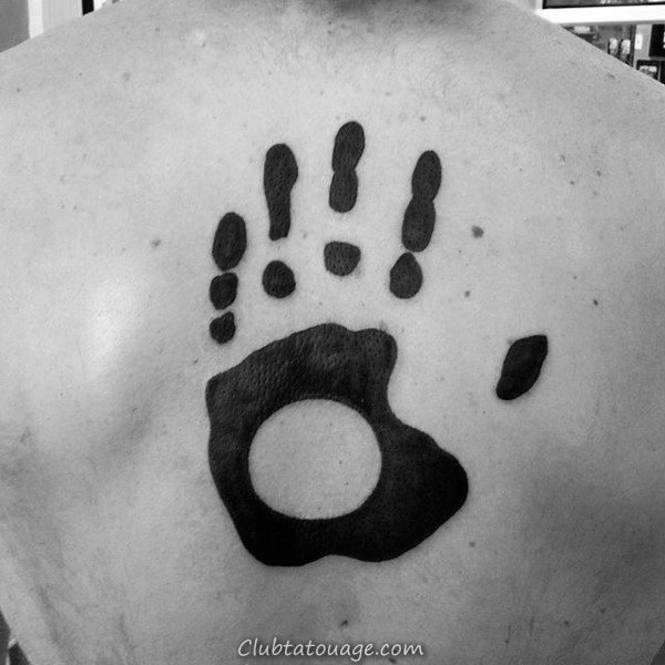 60 Handprint Tattoo Designs For Men - Idées Impression d'encre