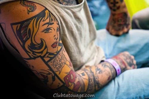Top 60 Meilleur Pop Art Tattoo Designs For Men - Idées d'encre Gras