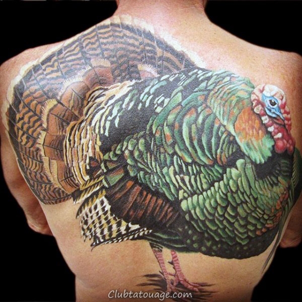 Top 40 Meilleurs Turquie Tattoos For Men - Jeu d'oiseaux Idées
