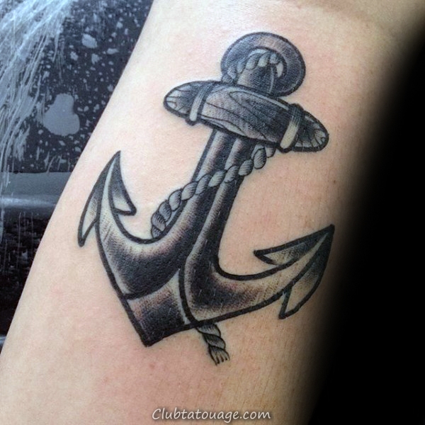 70 Tattoo Anchor Traditional Designs For Men - Idées Vintage