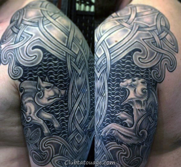 40 Celtic Tattoo Designs manches pour les hommes - Idées Manly encre