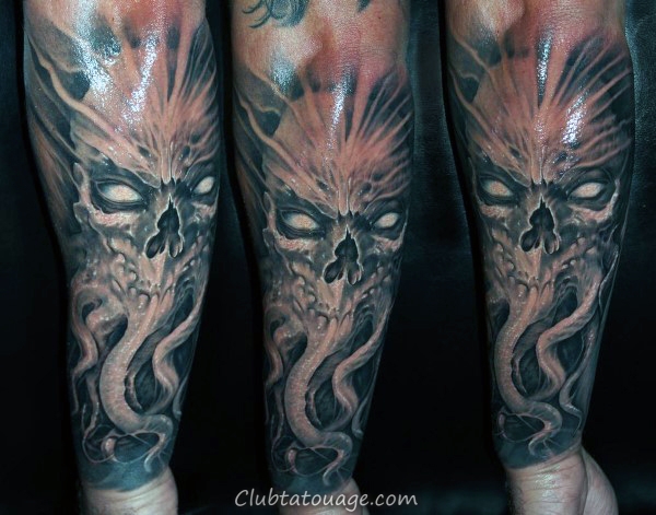 70 Cthulhu Designs de tatouage pour hommes - Idées Masculine encre