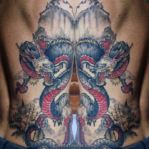 50 dessins de tatouage chinois pour hommes - Flaming Idées d'encre