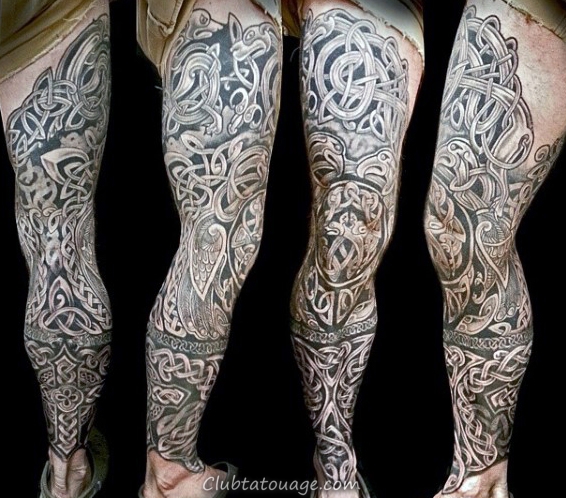 40 Celtic Tattoo Designs manches pour les hommes - Idées Manly encre