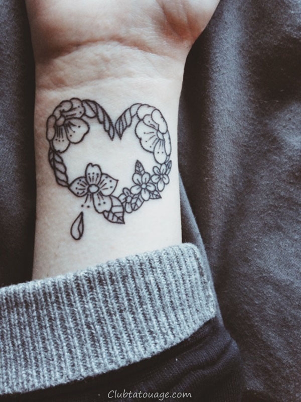 110+ Nulle part dans les meilleurs modèles de tatouage non-Coeur