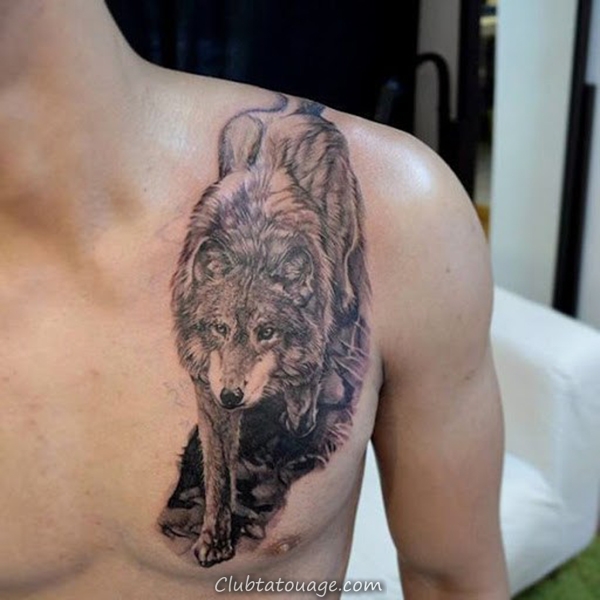 70+ Les meilleurs Loups Modèles de tatouages