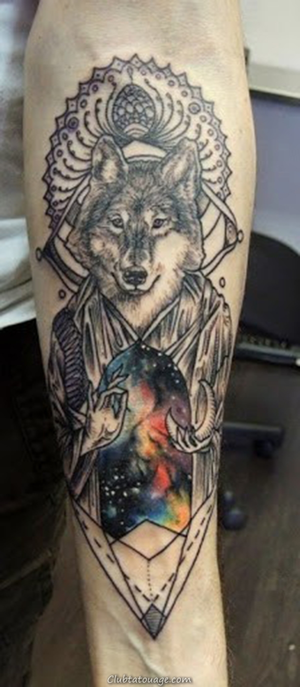 70+ Les meilleurs Loups Modèles de tatouages