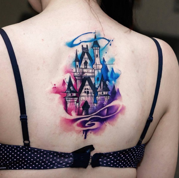 55 conceptions d'art de tatouage de château