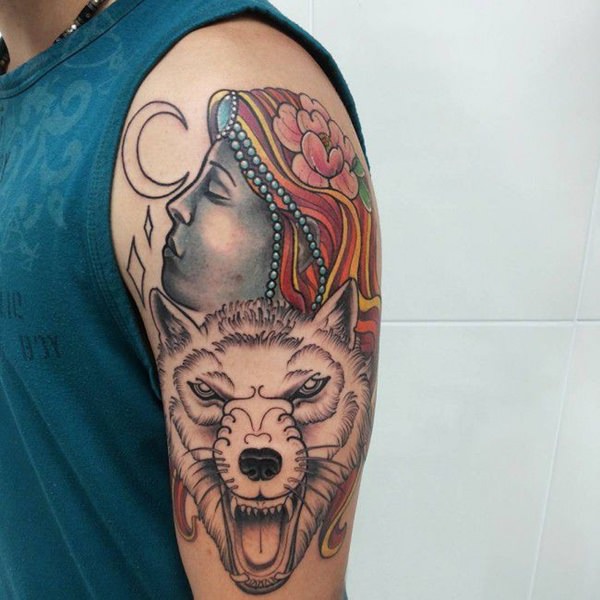 125 conceptions de tatouage de loup les plus frais