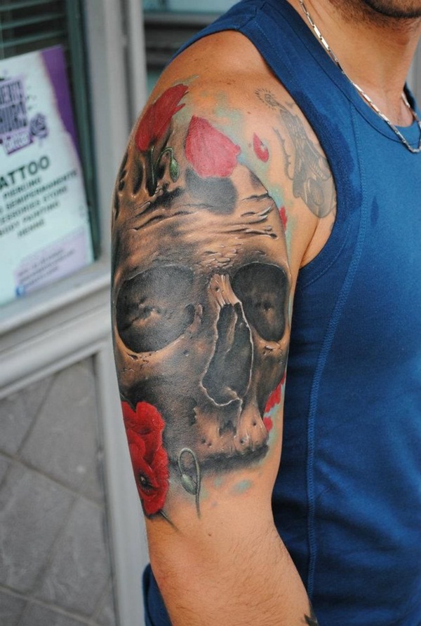 50 conceptions effrayantes de tatouage de crâne à aller