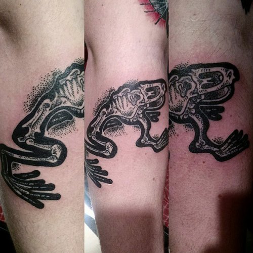 30 tatouages ​​squelettiques exclusifs à la grenouille