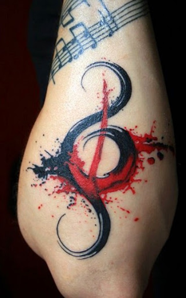 35 tatouages ​​de notes de musique exceptionnelle