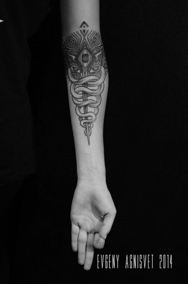 35 conceptions de tatouage Caduceus incroyable pour vous tous