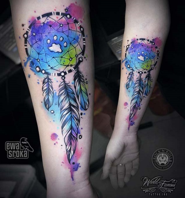50 conceptions de tatouage de Dreamcatcher