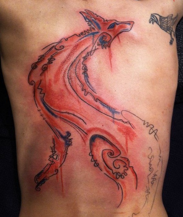 105 conceptions de tatouage d'encre rouge pour l'inspiration d'art de corps