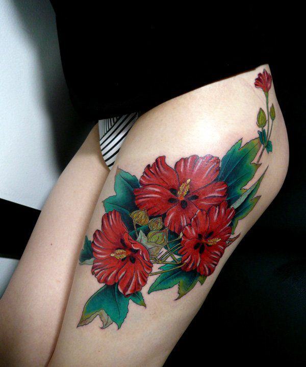 Meilleur 195 tatouages ​​de cuisses les mieux notés pour les femmes