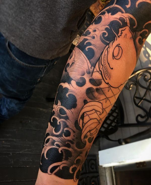 Koi Fish Tattoo Signification et conceps