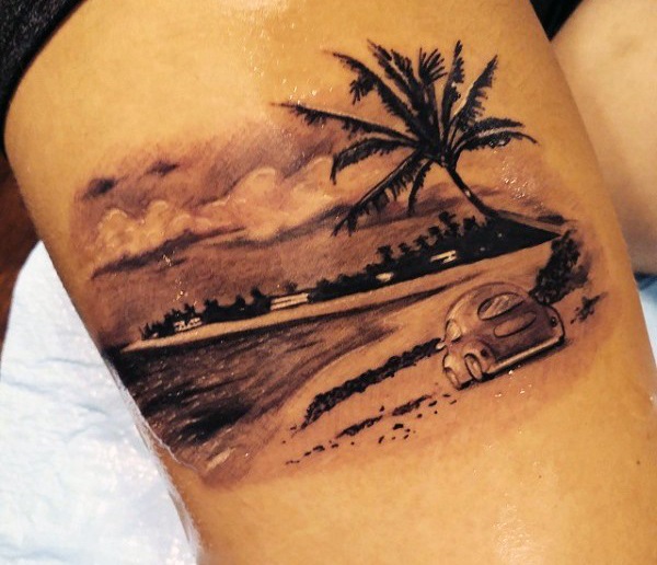 60 tatouages ​​impressionnants de plage