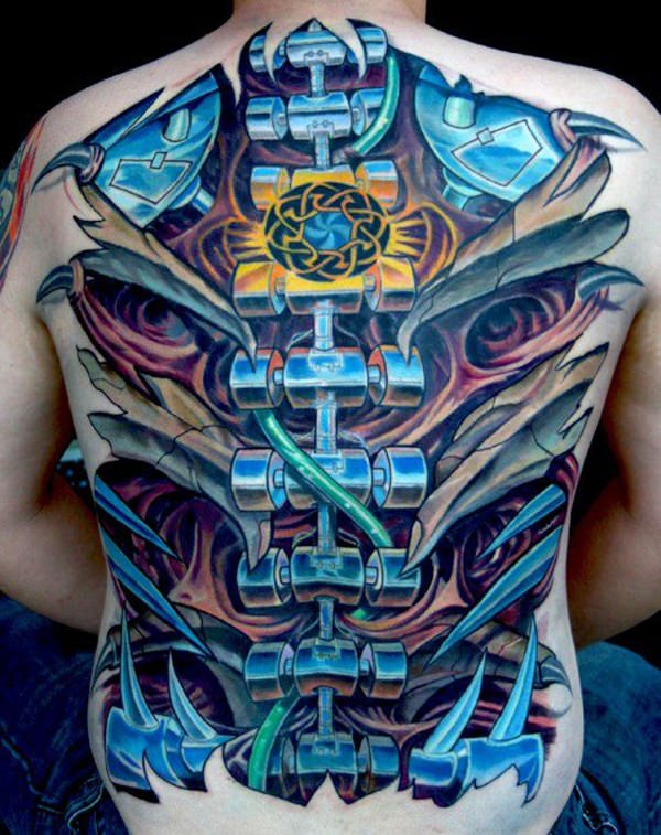 Meilleur 125 tatouages ​​de colonne vertébrale merveilleusement conçus