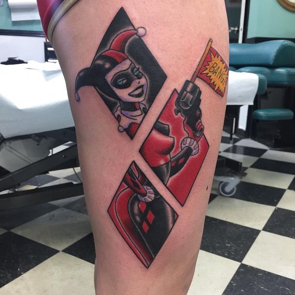 Great Harley Quinn tatouage pour les vrais fans